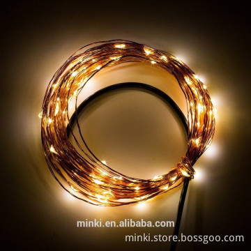 2015 new products on market 1M10L Waterproof Battery Copper String Light
